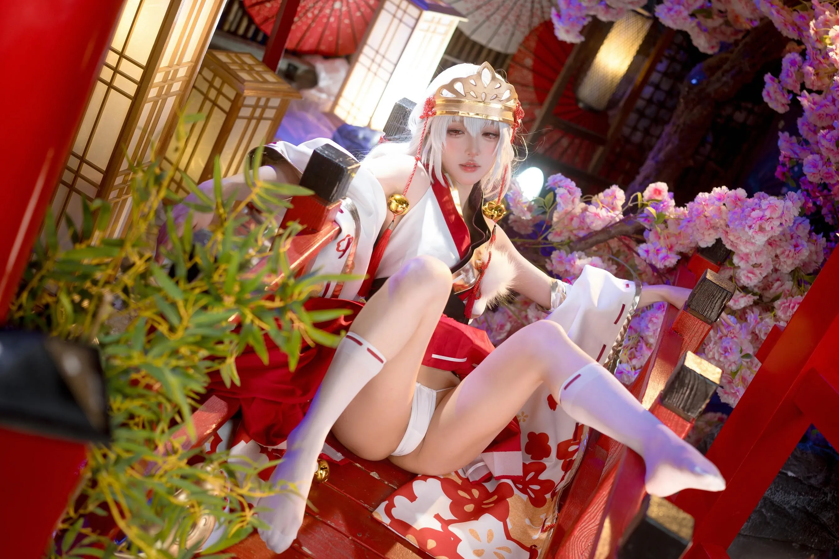 阿包也是兔娘 – NO.83 巫女浴池 [59P]插图8
